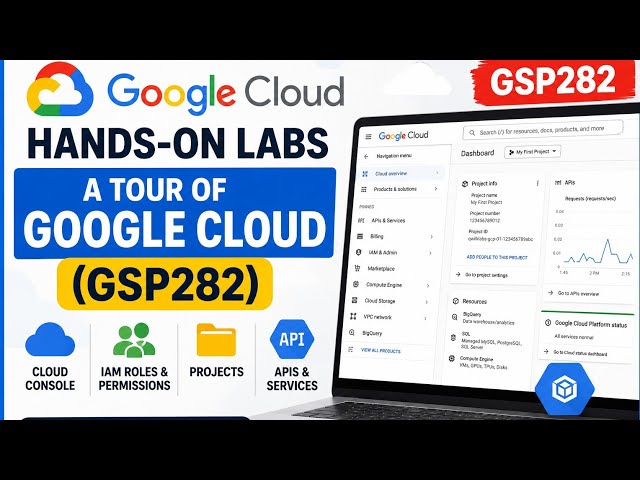 Google Cloud Hands-on Labs Tutorial | A Tour of Google Cloud (GSP282) | Beginner Guide