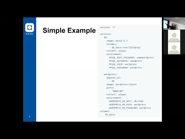 PROG2005: docker compose Introduction