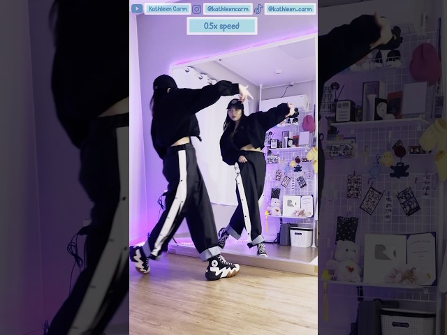 0.5x Speed #lesserafim #easy #dancetutorial