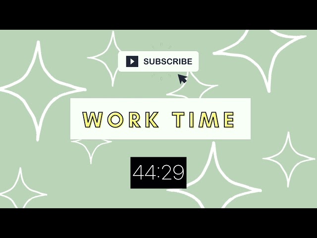 4 Hour Study Timer No Music No Background Noise - Pomodoro Deep Work