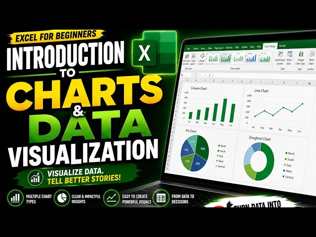 Introduction to Charts & Data Visualization in Excel | Practical Tutorial for Beginners