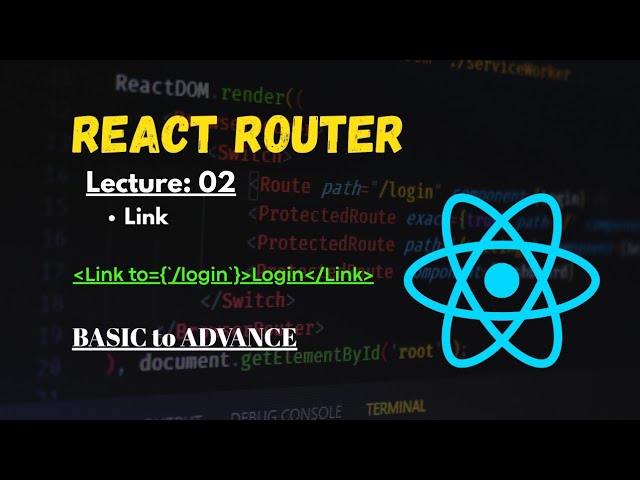 React Router Tutorial Lecture 02 | Link Component in React Router DOM v6