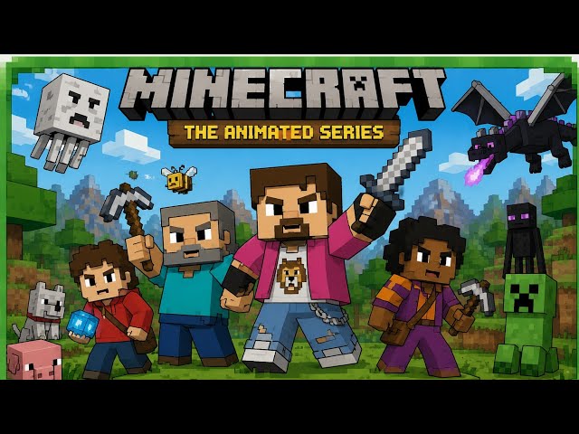 A MİNECRAFT FİLM (CARTOON VERSİON) TİKTOK MORDECAİ 🌸 FF FOLLOWME FOR NEW CARTOONS