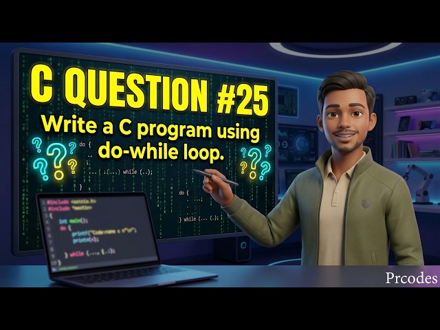 C Programming Question #25 | Do While Loop Program in C