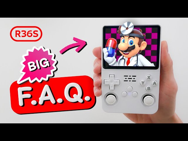 R36S Handheld Starter Guide & FAQ – EVERYTHING YOU NEED TO KNOW