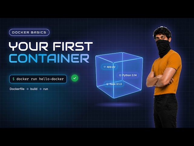 Docker Tutorial for Beginners: Build Your First Container Step by Step