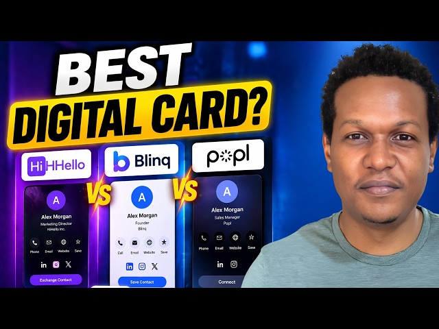 HiHello vs Blinq vs Popl — Which Digital Business Card Is Best in 2026?