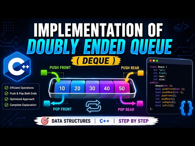Implementation of doubly ended queue