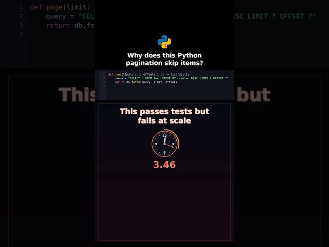 Why does this Python pagination skip items? #pythonbug