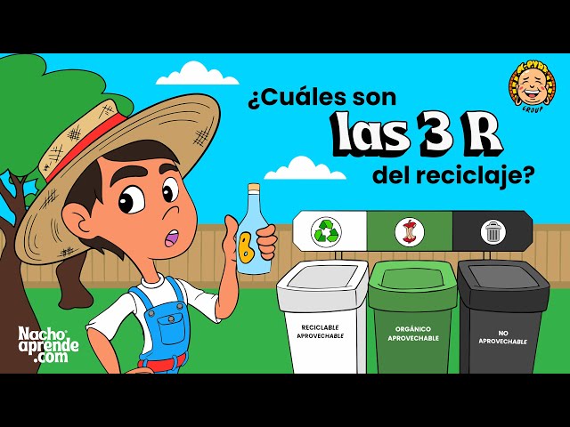 ¿Cómo reciclar? Aprende con Nacho las 3 R del reciclaje | Videos para niños