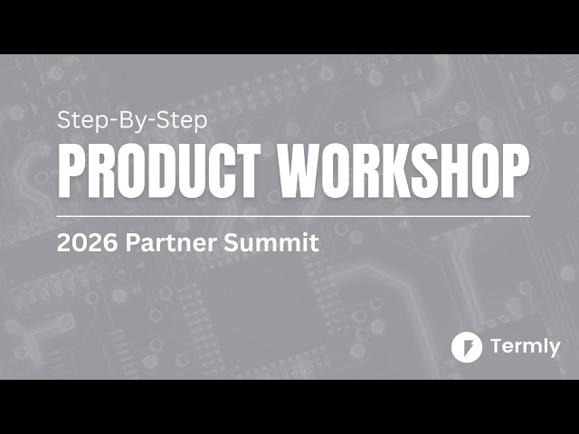 Step-By-Step Product Workshop | 2026 Partner Summit