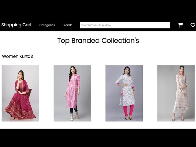 How To Make an eCommerce Website Using HTML and CSS | eCommerce Website Using HTML and CSS