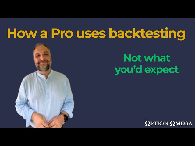How a Professional Trader Uses Backtesting