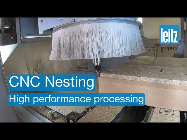 CNC Nesting processing - high productivity and quality with Leitz tools #cnc #woodworking #tools