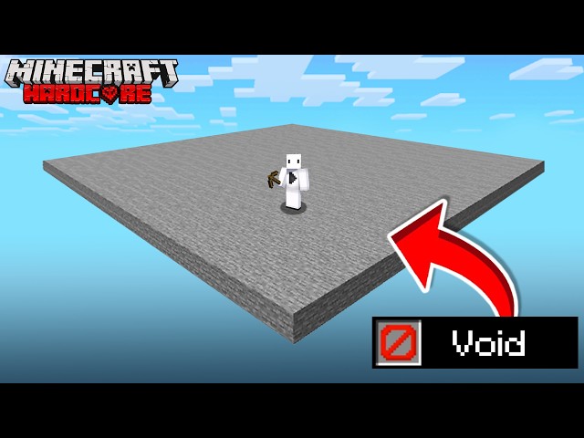 I Survived in the VOID in Minecraft Hardcore!
