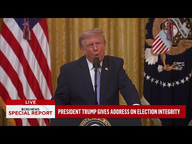 President Trump gives address on election integrity | Full Special Report