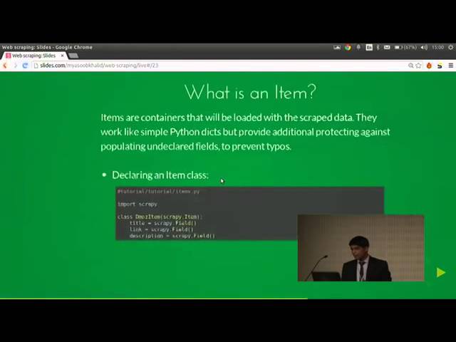 M.Yasoob Khalid - Web Scraping in Python 101