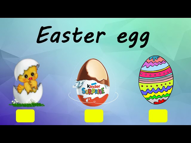 Easter Vocabulary Quiz for Kids | Fun English Word Game | English Task