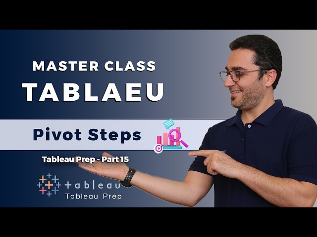 Tableau Prep Tutorial | How to Pivot Rows to Columns & Columns to Rows (Episode 15)