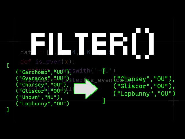 #Python #filter #function is #easy 