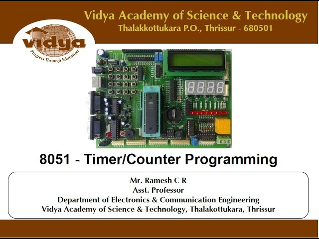EC 305 - Module 5 (8051 Timer Counter)