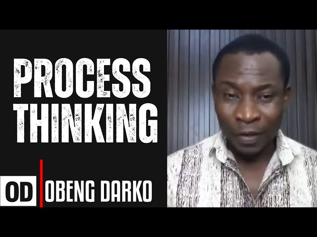 PROCESS THINKING. FIRST PRINCIPLE APPROACH TO SOLVING PROBLEMS