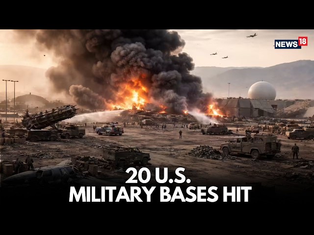 20 U.S. MILITARY BASES HIT? | Iran's Massive Counterattack EXPOSED by Satellite Images | War-LIVE