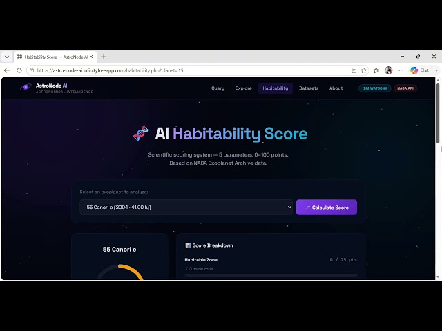 AstroNode AI | IBM watsonx + NASA API | AI Builders Challenge 2026