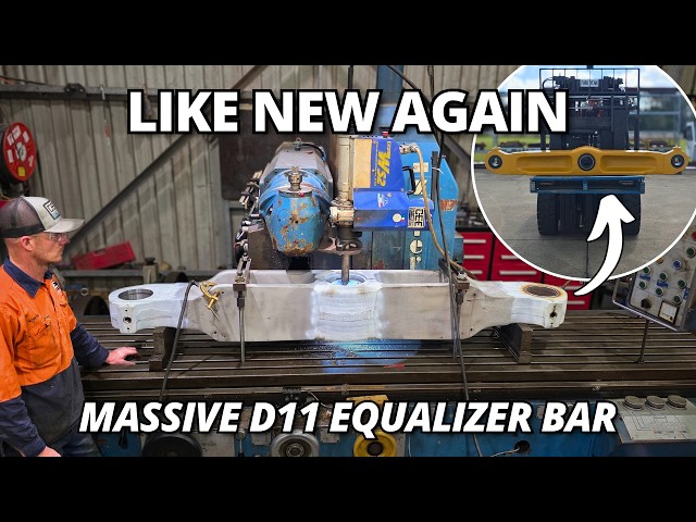 This Worn Out D11 Dozer Equalizer Bar Gets a Complete Rebuild!