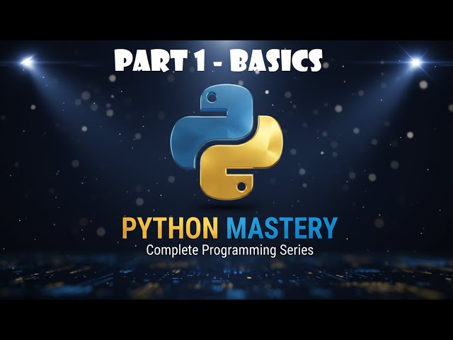 🐍 Python for Beginners - Part 1: Variables, Data Types & Strings | Full Course
