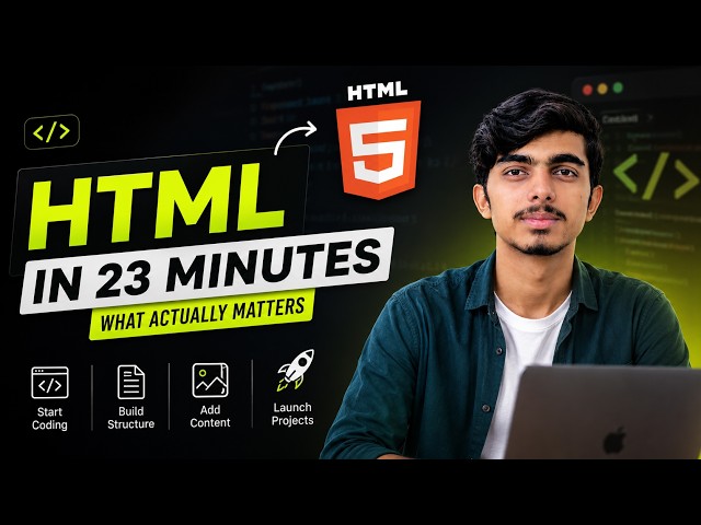HTML Tutorial for Beginners in One Video | Complete Crash Course (Hindi/Urdu) | Abubakar Afzal