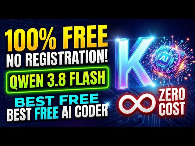 0x REGISTRATION: Get Unlimited Qwen 3.8-Flash Natively!