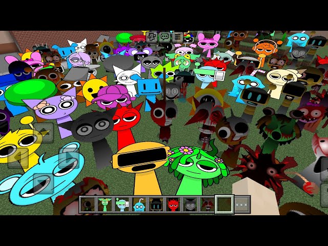 TOO MUCH INCREDIBOX SPRUNKI ADDON IN MINECRAFT PE