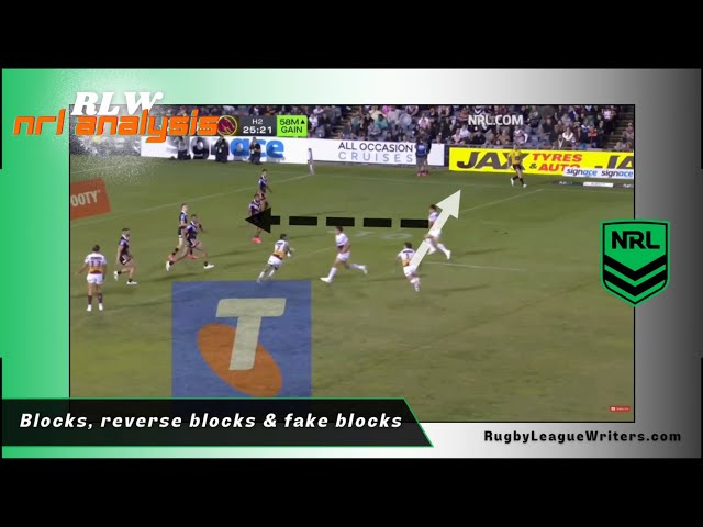 NRL Analysis: Blocks, reverse blocks and fake blocks