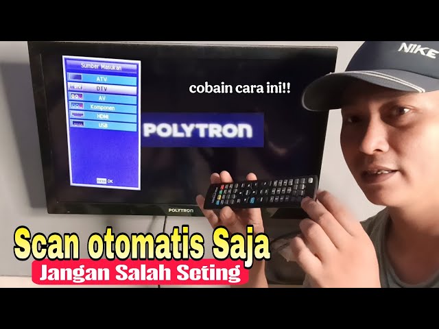 HOW TO FIX POLYTRON DIGITAL TV NO SIGNAL | EASY & WORKED