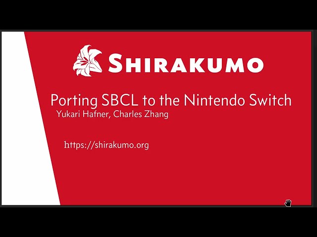 Porting the Steel Bank Common Lisp Compiler and Runtime to the Nintendo Switch
