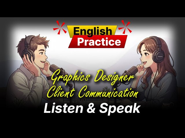 Graphics Designer Client Communication in English - Listen & Speak