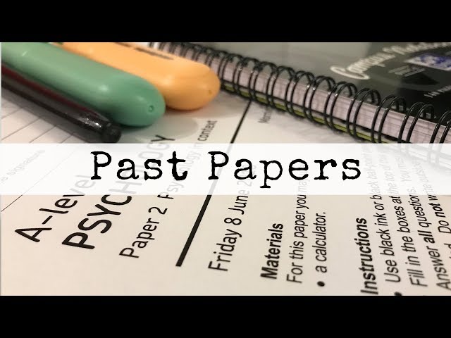 Using Past Papers (Properly) | Revision Tips and Tricks