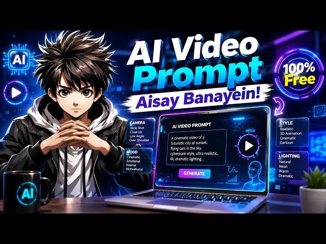 AI Video Prompt Kaise Banaye? | Perfect AI Video Prompt Writing Guide (100% Free) | Gemini, Veo