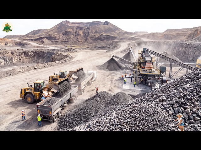 A Journey Through the Basalt Mining Process of an Ancient Quarry Formed by an Extinct Volcano