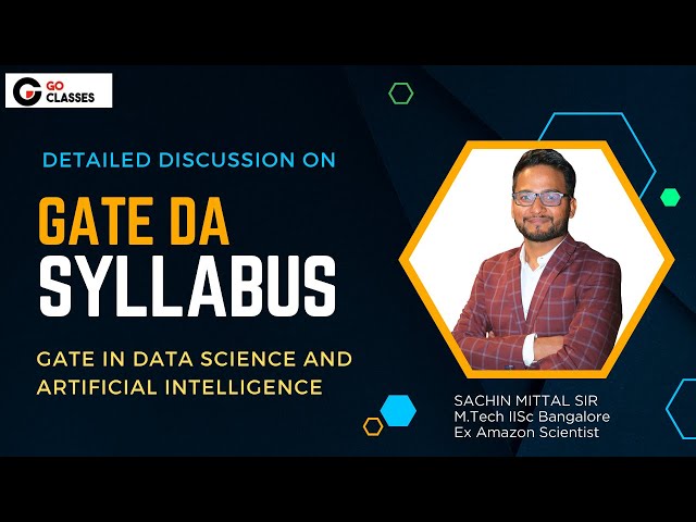 GATE DA Syllabus Discussion | What CS Students Should do? | Data Science & Artificial Intelligence