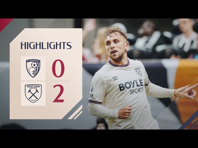 AFC Bournemouth 0-2 West Ham United | Pre-Season Highlights | Premier League Summer Series