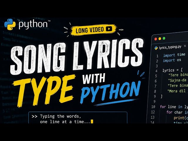HALKA HALKA ❤️ Song Lyrics in Python Terminal | Coding Edit #shorts