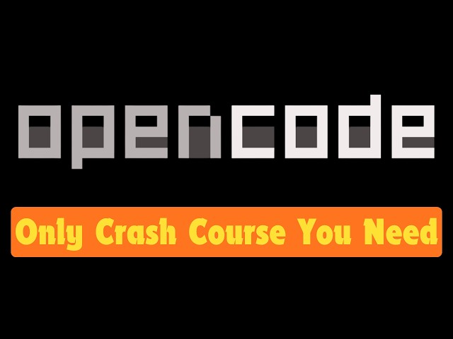 OpenCode IS ALL YOU NEED | AI Coding AGENT