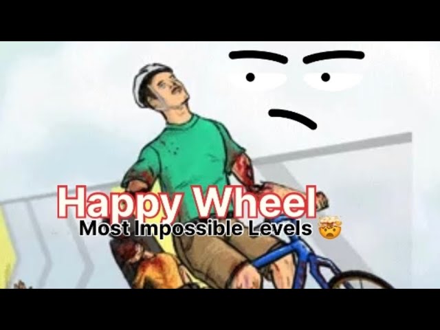 Playing Happy Wheels Most 100% Impossible Levels  🤯(Happy Wheels) 