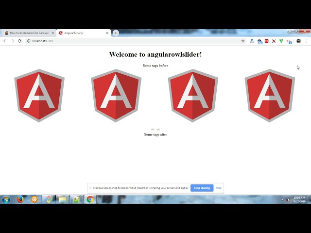 Angular 8 owl carousel example