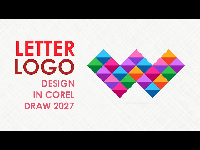 Letter W Cubic Logo Design in CorelDRAW 2026 | Step-by-Step Tutorial for Beginner | Easy Graphics