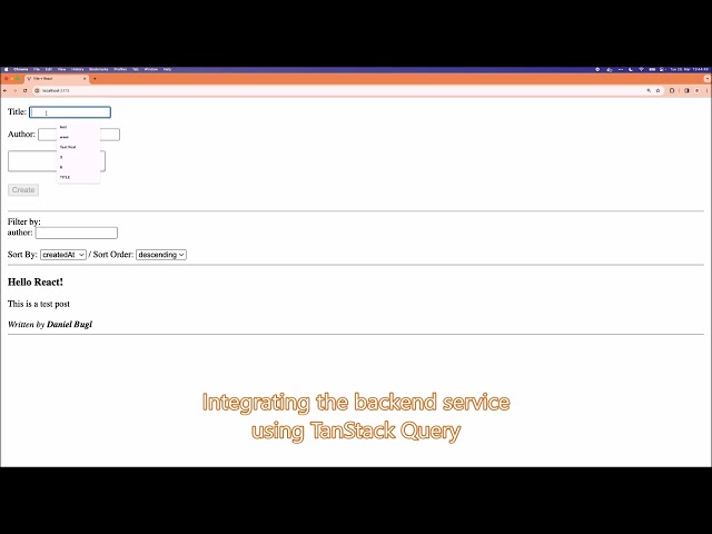 Modern Full-Stack React Projects | 4. Integrating a Frontend Using React and TanStack Query