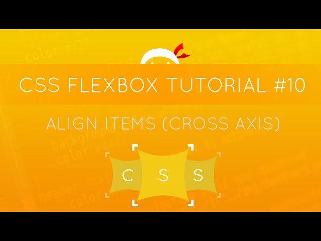 CSS Flexbox Tutorial #10 - Align Items on the Cross Axis
