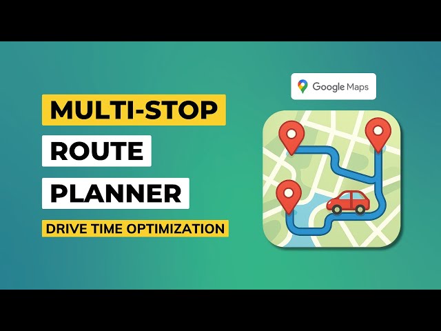 How to Plan a Multi-Stop Route in Google Maps for FREE | Find the Shortest Drive Time